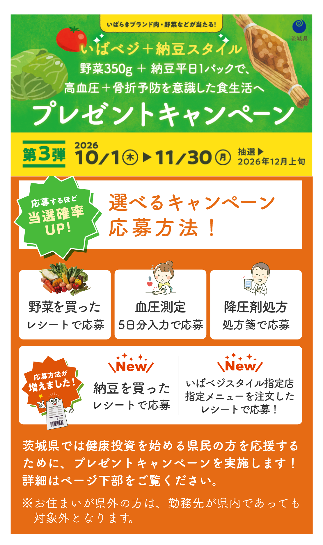 いばベジスタイル｜いばべじすたいる｜イバベジスタイル｜野菜パワーで未来を変える健康投資プレゼントキャンペーン